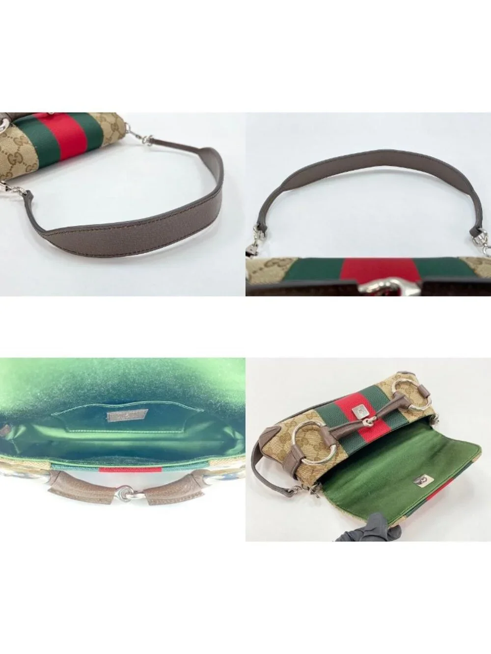 Gucci Handbag Horsebit Brown